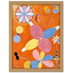Artery8 Hilma Af Klint Group Iv No 4 Ten Largest Asbtract Artwork Framed Wall Art Print 18X24 Inch Artery8 Hilma Af Klint Group Iv No 4 Ten Largest Asbtract Artwork Framed Wall Art Print 18X24 Inch
