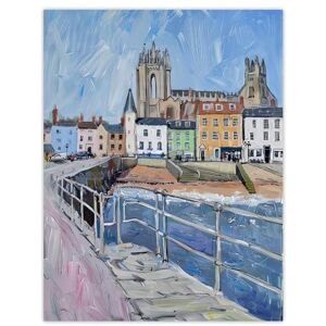 Artery8 Bridlington Pier Shore Painting Yorkshire Sunny Living Room Extra Large XL Wall Art Poster Print Artery8 Bridlington Pier Shore Painting Yorkshire Sunny Living Room Extra Large XL Wall Art Poster Print