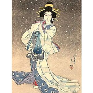 Wee Blue Coo Natori Shunsen Japanese Kabuki Theatre Geisha Unframed Art Print Poster Wall Decor 12X16 Inch Wee Blue Coo Natori Shunsen Japanese Kabuki Theatre Geisha Unframed Art Print Poster Wall Decor 12X16 Inch