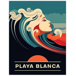 Artery8 The Seaside Calls Playa Blanca Beach Colombia Sunset Woman of the Waves Sea Siren Ocean Unframed Wall Art Print Poster Home Decor Premium Artery8 The Seaside Calls Playa Blanca Beach Colombia Sunset Woman of the Waves Sea Siren Ocean Unframed Wall Art Print Poster Home Decor Premium