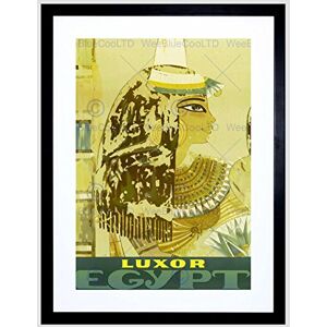 Wee Blue Coo Travel Tourism Luxor Egypt Vintage Advert Retro Framed Wall Art Print Wee Blue Coo Travel Tourism Luxor Egypt Vintage Advert Retro Framed Wall Art Print