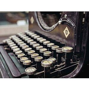 Wee Blue Coo Photograph Old Typewriter Keyboard Retro Vintage Art Print Poster Wall Decor 12X16 Inch Wee Blue Coo Photograph Old Typewriter Keyboard Retro Vintage Art Print Poster Wall Decor 12X16 Inch