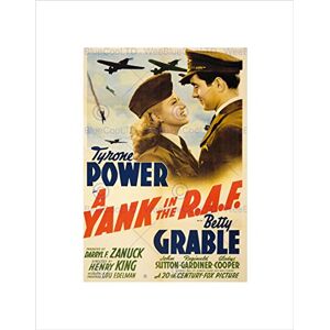 Wee Blue Coo Movie Film Yank RAF Power Grable War Romance Wall Art Print Wee Blue Coo Movie Film Yank RAF Power Grable War Romance Wall Art Print