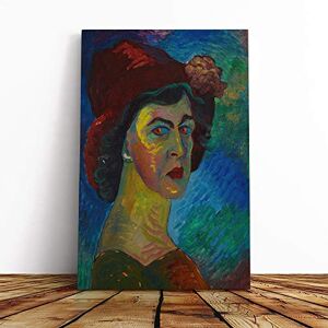 Big Box Art Canvas Print Wall Art Marianne Von Werefkin Self Portrait Mounted & Stretched Box Frame Picture Home Decor for Kitchen, Living Room, Bedroom, Hallway, Multi-Colour, 30x20 Inch Big Box Art Canvas Print Wall Art Marianne Von Werefkin Self Portrait Mounted & Stretched Box Frame Picture Home Decor for Kitchen, Living Room, Bedroom, Hallway, Multi-Colour, 30x20 Inch