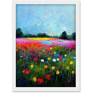 Doppelganger33 LTD Delicate Wildflower Meadow Abstract Colourful Modern Artwork Framed Wall Art Print A4 Doppelganger33 LTD Delicate Wildflower Meadow Abstract Colourful Modern Artwork Framed Wall Art Print A4
