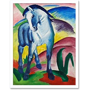Fine Art Prints Marc Franz Blue Horse Painting Art Print Framed Poster Wall Decor 12x16 inch Fine Art Prints Marc Franz Blue Horse Painting Art Print Framed Poster Wall Decor 12x16 inch