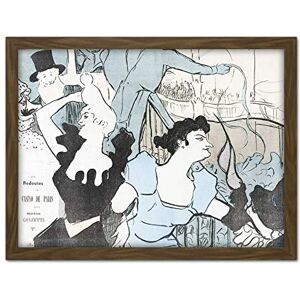 Artery8 Toulouse Lautrec Masked Ball Casino Paris Advert Artwork Framed Wall Art Print 18X24 Inch Artery8 Toulouse Lautrec Masked Ball Casino Paris Advert Artwork Framed Wall Art Print 18X24 Inch