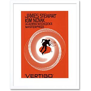 Wee Blue Coo Ad Movie Film James Stewart Hitchcock Vertigo Framed Art Print Picture F12X152 Wee Blue Coo Ad Movie Film James Stewart Hitchcock Vertigo Framed Art Print Picture F12X152