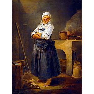 Wee Blue Coo Painting Portrait Study Hutin Peasant Kitchen Saxony Wall Art Print Wee Blue Coo Painting Portrait Study Hutin Peasant Kitchen Saxony Wall Art Print