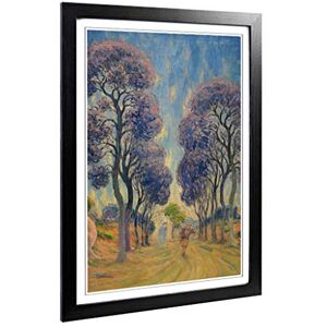 Big Box Art Framed Print of Claude Emile Schuffenecker The Road Under Trees Design Wall Art Picture Home Decor for Kitchen, Living Room, Bedroom, Hallway, Black, A2 / 24.5x18 Inch / 62x45cm Big Box Art Framed Print of Claude Emile Schuffenecker The Road Under Trees Design Wall Art Picture Home Decor for Kitchen, Living Room, Bedroom, Hallway, Black, A2 / 24.5x18 Inch / 62x45cm