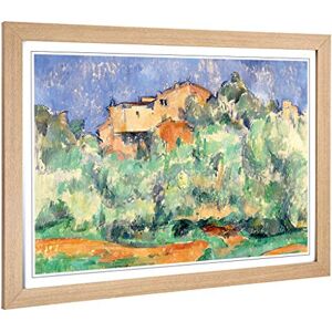 Big Box Art Framed Print of Paul Cezanne The Farm of Bellevue Design Wall Art Picture Home Decor for Kitchen, Living Room, Bedroom, Hallway, Oak, A2 / 24.5x18 Inch / 62x45cm Big Box Art Framed Print of Paul Cezanne The Farm of Bellevue Design Wall Art Picture Home Decor for Kitchen, Living Room, Bedroom, Hallway, Oak, A2 / 24.5x18 Inch / 62x45cm