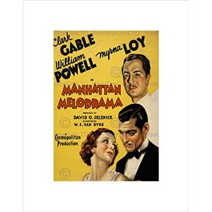 Wee Blue Coo Advert Movie Film Manhattan Melodrama Clark Gable Wall Art Print Wee Blue Coo Advert Movie Film Manhattan Melodrama Clark Gable Wall Art Print