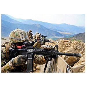 Wee Blue Coo Photo Military Soldier Gun Rifle National Guard USA Wall Art Print Wee Blue Coo Photo Military Soldier Gun Rifle National Guard USA Wall Art Print