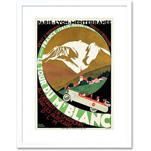 Wee Blue Coo Travel Alps Mountain Mont Blanc Coach Tour France Framed Wall Art Print Wee Blue Coo Travel Alps Mountain Mont Blanc Coach Tour France Framed Wall Art Print