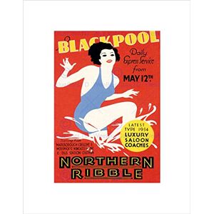 Wee Blue Coo TRAVEL BLACKPOOL LANCASHIRE COACH TRIP SWIM SEA FRAMED ART PRINT MOUNT B12X6354 Wee Blue Coo TRAVEL BLACKPOOL LANCASHIRE COACH TRIP SWIM SEA FRAMED ART PRINT MOUNT B12X6354