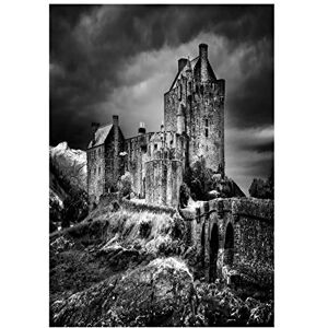 Wee Blue Coo Photo Landmark Eilean Donan Castle Kyle Scotland Wall Art Print Wee Blue Coo Photo Landmark Eilean Donan Castle Kyle Scotland Wall Art Print
