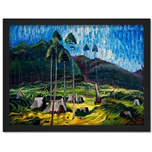 Artery8 Emily Carr 1939 Odds And Ends Landscape Artwork Framed Wall Art Print 18X24 Inch Artery8 Emily Carr 1939 Odds And Ends Landscape Artwork Framed Wall Art Print 18X24 Inch