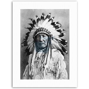 Wee Blue Coo Native American Indian Mountain Chief New Picture Vintage Canvas Art Print Wee Blue Coo Native American Indian Mountain Chief New Picture Vintage Canvas Art Print