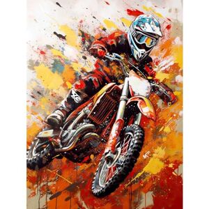 Artery8 Motocross Race - XL - Unframed - Poster - Wall Art Artery8 Motocross Race - XL - Unframed - Poster - Wall Art