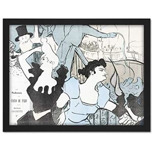 Artery8 Toulouse Lautrec Masked Ball Casino Paris Advert Artwork Framed Wall Art Print 18X24 Inch Artery8 Toulouse Lautrec Masked Ball Casino Paris Advert Artwork Framed Wall Art Print 18X24 Inch