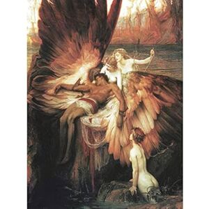 Fine Art Prints James Mourning For Icarus Myth Greek Wings Painting Art Print Canvas Premium Wall Decor Poster Mural, 16 x 12 inches Fine Art Prints James Mourning For Icarus Myth Greek Wings Painting Art Print Canvas Premium Wall Decor Poster Mural, 16 x 12 inches
