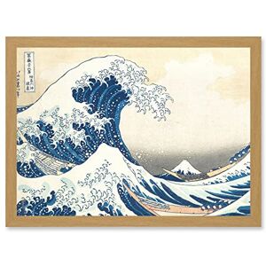Wee Blue Coo Hokusai Great Wave Off Kanagawa Mount Fuji Japan Tsunami Iconic A4 Artwork Framed Wall Art Print Wee Blue Coo Hokusai Great Wave Off Kanagawa Mount Fuji Japan Tsunami Iconic A4 Artwork Framed Wall Art Print