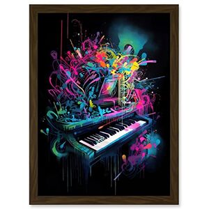 Artery8 - Melodic Explosion - Piano Bursting - A4 - Wall Art Print Artery8 - Melodic Explosion - Piano Bursting - A4 - Wall Art Print