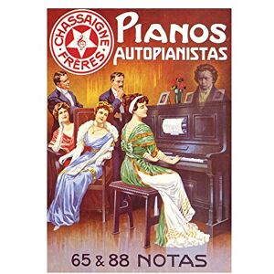 Wee Blue Coo Ad Piano Automatic Chassaigne Bros Music Instrument Wall Art Print Wee Blue Coo Ad Piano Automatic Chassaigne Bros Music Instrument Wall Art Print