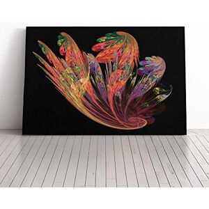 Big Box Art Canvas Print Wall Art Pink Abstract Fractal (5) Mounted and Stretched Box Frame Picture Home Decor for Kitchen, Living, Dining Room, Bedroom, Hallway, Multi-Colour, 24x16 Inch Big Box Art Canvas Print Wall Art Pink Abstract Fractal (5) Mounted and Stretched Box Frame Picture Home Decor for Kitchen, Living, Dining Room, Bedroom, Hallway, Multi-Colour, 24x16 Inch