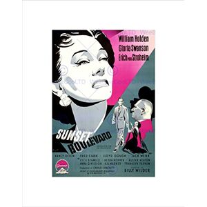 Wee Blue Coo Movie Film Sunset Boulevard Noir Drama Swanson Wall Art Print Wee Blue Coo Movie Film Sunset Boulevard Noir Drama Swanson Wall Art Print