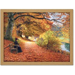 Fine Art Prints Brendekilde Wooded Path Autumn Fall Painting Large Framed Art Print Poster Wall Decor 18x24 in Fine Art Prints Brendekilde Wooded Path Autumn Fall Painting Large Framed Art Print Poster Wall Decor 18x24 in
