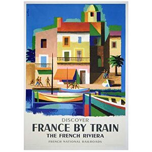 Wee Blue Coo France Train Railway Riviera French Railroad Boat Framed Print Picture F12X1235 Wee Blue Coo France Train Railway Riviera French Railroad Boat Framed Print Picture F12X1235