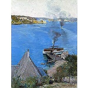 Fine Art Prints Streeton From Mcmahon's Point Painting Unframed Wall Art Print Poster Home Decor Premium Fine Art Prints Streeton From Mcmahon's Point Painting Unframed Wall Art Print Poster Home Decor Premium