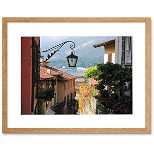 Wee Blue Coo Bellagio Lake Como Italy Street Scene Photo Picture Framed Wall Art Print Wee Blue Coo Bellagio Lake Como Italy Street Scene Photo Picture Framed Wall Art Print