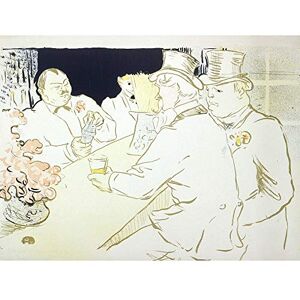 Artery8 Toulouse-Lautrec Irish American Bar Paris Advert Premium Wall Art Canvas Print 18X24 Inch Artery8 Toulouse-Lautrec Irish American Bar Paris Advert Premium Wall Art Canvas Print 18X24 Inch