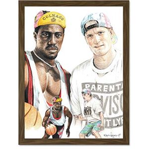 Wee Blue Coo Wayne Maguire Tattooed White Men Can't Jump Inked Ikon Large Framed Art Print Poster Wall Decor 18x24 inch Wee Blue Coo Wayne Maguire Tattooed White Men Can't Jump Inked Ikon Large Framed Art Print Poster Wall Decor 18x24 inch