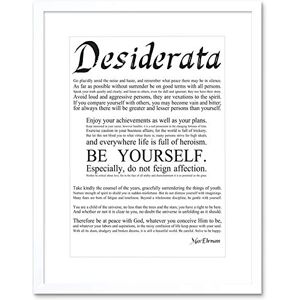Wee Blue Coo Desiderata Ehrmann Go Placidly Amid Yourself Quote Picture Framed Wall Art Print Wee Blue Coo Desiderata Ehrmann Go Placidly Amid Yourself Quote Picture Framed Wall Art Print