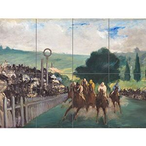Artery8 Manet The Horse Races At Longchamp Sport Painting XL Giant Panel Poster (8 Sections) Artery8 Manet The Horse Races At Longchamp Sport Painting XL Giant Panel Poster (8 Sections)