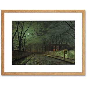 Wee Blue Coo John Atkinson Grimshaw Moonlit Street Painting Framed Art Print Picture F12X462 Wee Blue Coo John Atkinson Grimshaw Moonlit Street Painting Framed Art Print Picture F12X462