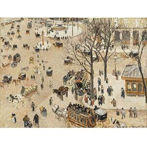 Fine Art Prints Pissarro La Place Due Theatre Francais Large Art Print Poster Wall Decor Premium Mural Fine Art Prints Pissarro La Place Due Theatre Francais Large Art Print Poster Wall Decor Premium Mural