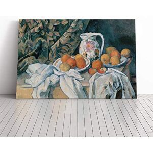 Big Box Art Canvas Print Wall Art Paul Cezanne Still Life Mounted and Stretched Box Frame Picture Home Decor for Kitchen, Living, Dining Room, Bedroom, Hallway, Multi-Colour, 24x16 Inch Big Box Art Canvas Print Wall Art Paul Cezanne Still Life Mounted and Stretched Box Frame Picture Home Decor for Kitchen, Living, Dining Room, Bedroom, Hallway, Multi-Colour, 24x16 Inch