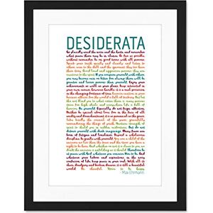 Fine Art Prints Desiderata Rainbow Words Ehrmann Typography Large Art Print Poster Wall Decor 18x24 inch Supplied Ready To Hang With Included Mount Brackets Fine Art Prints Desiderata Rainbow Words Ehrmann Typography Large Art Print Poster Wall Decor 18x24 inch Supplied Ready To Hang With Included Mount Brackets