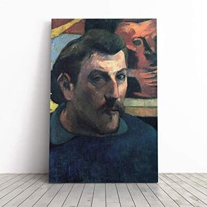 Big Box Art Canvas Print Wall Art Paul Gauguin Self Portrait 2 Mounted and Stretched Box Frame Picture Home Decor for Kitchen, Living, Dining Room, Bedroom, Hallway, Multi-Colour, 24x16 Inch Big Box Art Canvas Print Wall Art Paul Gauguin Self Portrait 2 Mounted and Stretched Box Frame Picture Home Decor for Kitchen, Living, Dining Room, Bedroom, Hallway, Multi-Colour, 24x16 Inch
