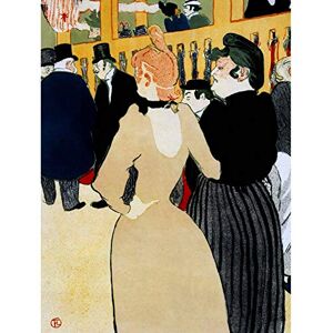 Wee Blue Coo Painting Interior Toulouse Lautrec Moulin Rouge Goulue Poster Art Print Bb12793B Wee Blue Coo Painting Interior Toulouse Lautrec Moulin Rouge Goulue Poster Art Print Bb12793B