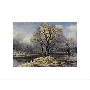Wee Blue Coo PAINTING LANDSCAPE RURAL TREES DUNTZE WINTER SCENE FRAMED ART PRINT B12X3667 Wee Blue Coo PAINTING LANDSCAPE RURAL TREES DUNTZE WINTER SCENE FRAMED ART PRINT B12X3667