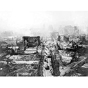 Fine Art Prints San Francisco Earthquake Damage 1906 Photo Art Print Canvas Premium Wall Decor Poster Mural Fine Art Prints San Francisco Earthquake Damage 1906 Photo Art Print Canvas Premium Wall Decor Poster Mural