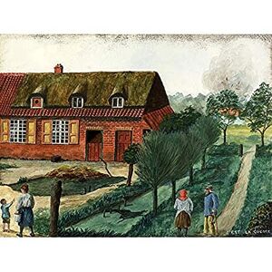 Artery8 War WWI JM Country House Near Fighting Sketch Unframed Wall Art Print Poster Home Decor Premium Artery8 War WWI JM Country House Near Fighting Sketch Unframed Wall Art Print Poster Home Decor Premium