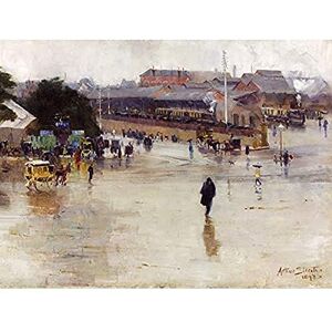 Fine Art Prints Arthur Streeton The Railway Station Redfern Unframed Wall Art Print Poster Home Decor Premium Fine Art Prints Arthur Streeton The Railway Station Redfern Unframed Wall Art Print Poster Home Decor Premium