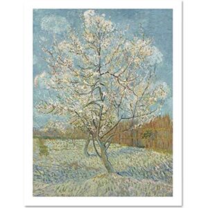 Fine Art Prints Van Gogh The Pink Peach Tree Large Framed Art Print Poster Wall Decor 18x24 inch Fine Art Prints Van Gogh The Pink Peach Tree Large Framed Art Print Poster Wall Decor 18x24 inch