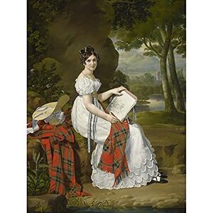 Artery8 Vieillevoye Woman Sketching In A Landscape C1830 Painting Unframed Wall Art Print Poster Home Decor Premium Artery8 Vieillevoye Woman Sketching In A Landscape C1830 Painting Unframed Wall Art Print Poster Home Decor Premium